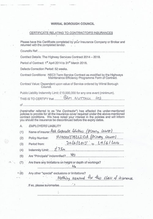 Bam Nuttall contract Wirral Council page 26