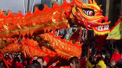 Chinese New Year Liverpool 2016 Chinese dragon  7th February 2016 photo 10