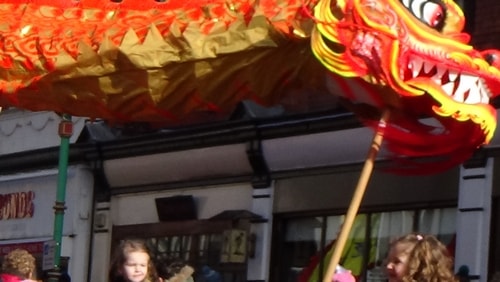 Chinese New Year Liverpool 2016 Chinese dragon  7th February 2016 photo 11