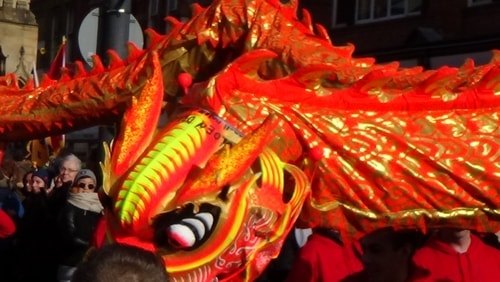 Chinese New Year Liverpool 2016 Chinese dragon  7th February 2016 photo 12