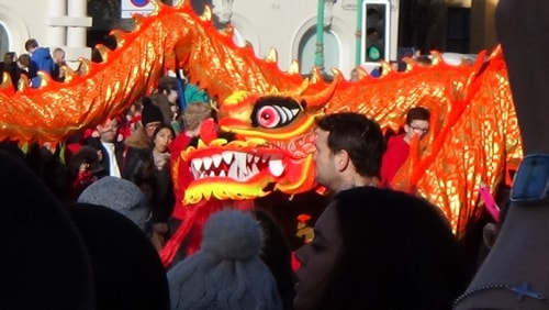 Chinese New Year Liverpool 2016 Chinese dragon 7th February 2016 photo 5