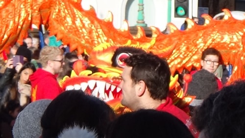Chinese New Year Liverpool 2016 Chinese dragon 7th February 2016 photo 7