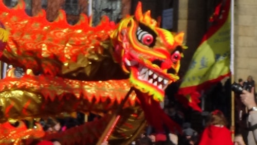 Chinese New Year Liverpool 2016 Chinese dragon  7th February 2016 photo 9