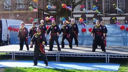 Chinese New Year Liverpool 2016 Tai Chi demonstration Great George Square 7th February 2016 photo 10