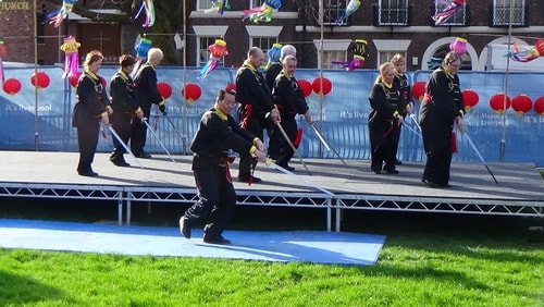 Chinese New Year Liverpool 2016 Tai Chi demonstration Great George Square 7th February 2016 photo 17