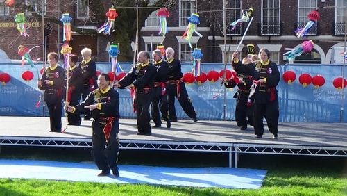 Chinese New Year Liverpool 2016 Tai Chi demonstration Great George Square 7th February 2016 photo 18