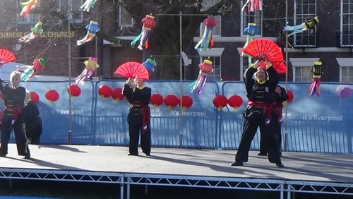Chinese New Year Liverpool 2016 Tai Chi demonstration Great George Square 7th February 2016 photo 39