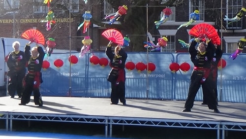 Chinese New Year Liverpool 2016 Tai Chi demonstration Great George Square 7th February 2016 photo 40