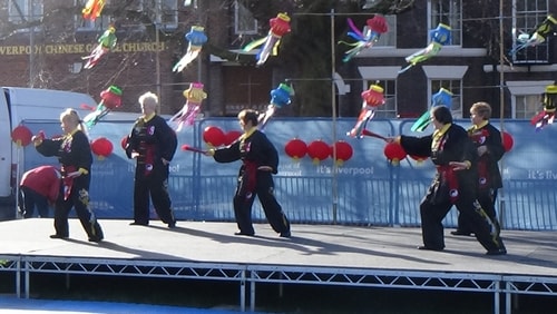 Chinese New Year Liverpool 2016 Tai Chi demonstration Great George Square 7th February 2016 photo 41