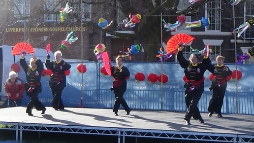 Chinese New Year Liverpool 2016 Tai Chi demonstration Great George Square 7th February 2016 photo 58