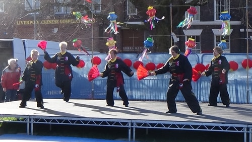 Chinese New Year Liverpool 2016 Tai Chi demonstration Great George Square 7th February 2016 photo 60