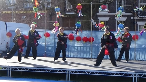 Chinese New Year Liverpool 2016 Tai Chi demonstration Great George Square 7th February 2016 photo 62