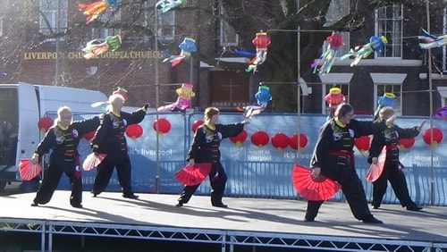 Chinese New Year Liverpool 2016 Tai Chi demonstration Great George Square 7th February 2016 photo 63
