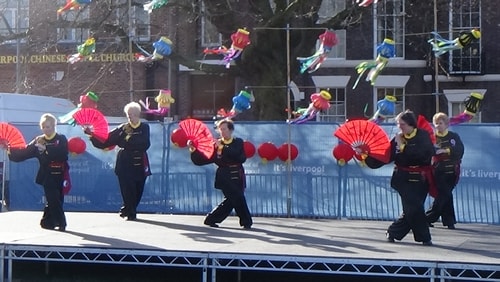 Chinese New Year Liverpool 2016 Tai Chi demonstration Great George Square 7th February 2016 photo 66
