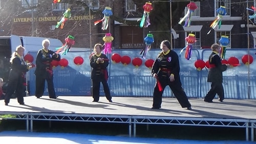 Chinese New Year Liverpool 2016 Tai Chi demonstration Great George Square 7th February 2016 photo 68