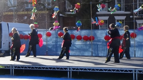 Chinese New Year Liverpool 2016 Tai Chi demonstration Great George Square 7th February 2016 photo 69