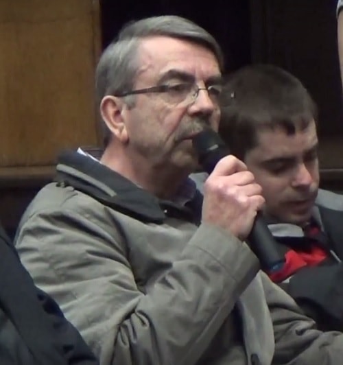 Member of public asking question at Wirral West Constituency Committee about Girtrell Court 11th February 2016
