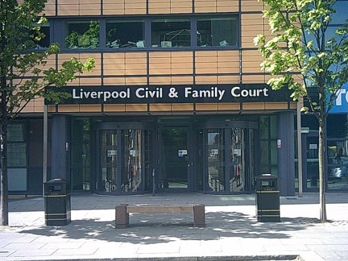 Liverpool Civil & Family Court, Vernon Street, Liverpool, L2 2BX (the venue for Employment Tribunal case 2400718/16)