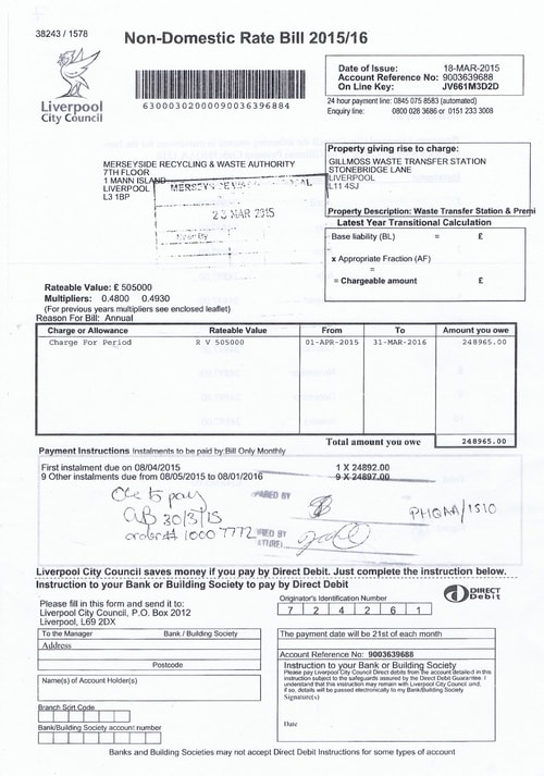 9 Liverpool City Council £248965 non domestic rates Gilmoss Waste Transfer Station Page 2 of 2