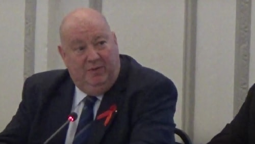 Mayor Joe Anderson at a meeting of the Health and Wellbeing Board 1st December 2016