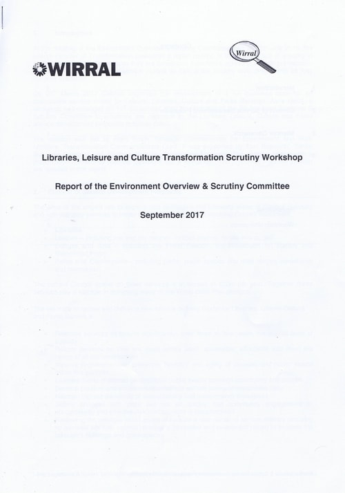 Libraries, Leisure and Culture Transformation Scrutiny Workshop Page 1 of 6
