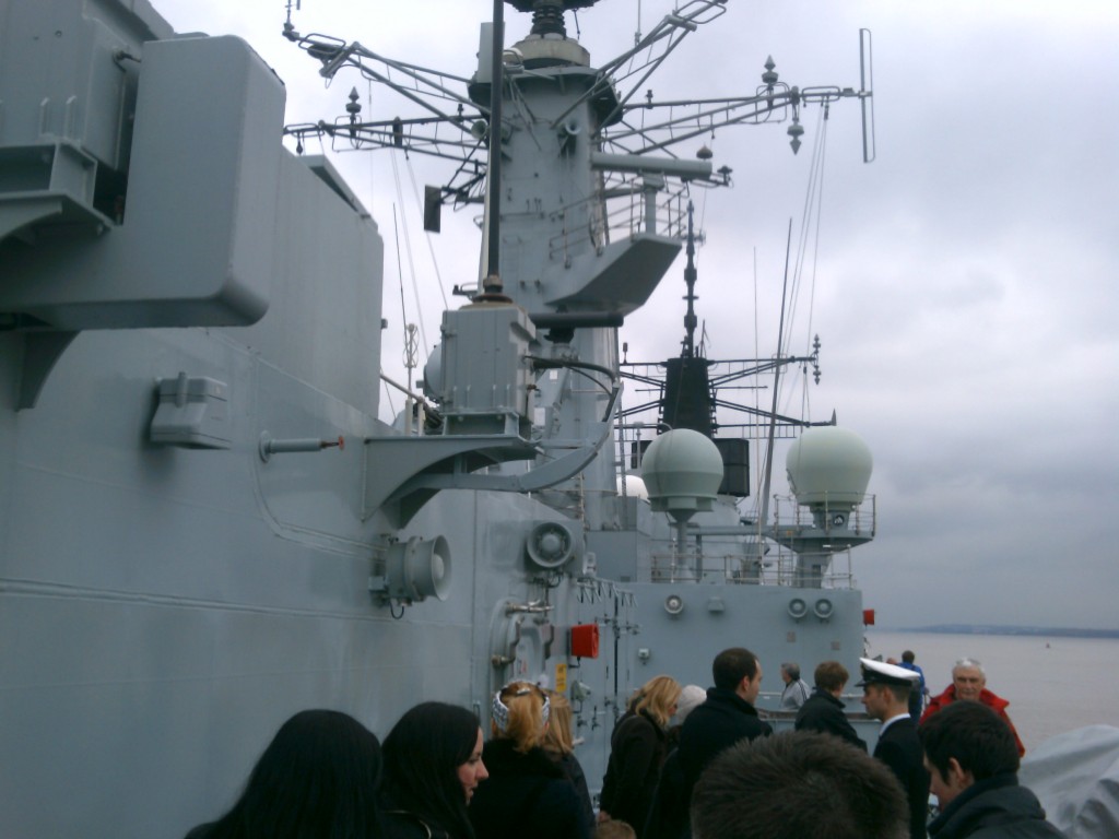 HMS Campbeltown, Pier Head Liverpool 5/3/2011