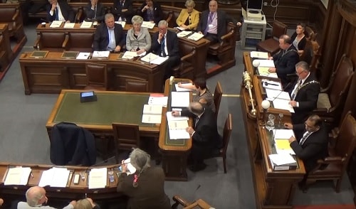A question on councillors expenses to Cllr Adrian Jones Wirral Council 14th December 2015