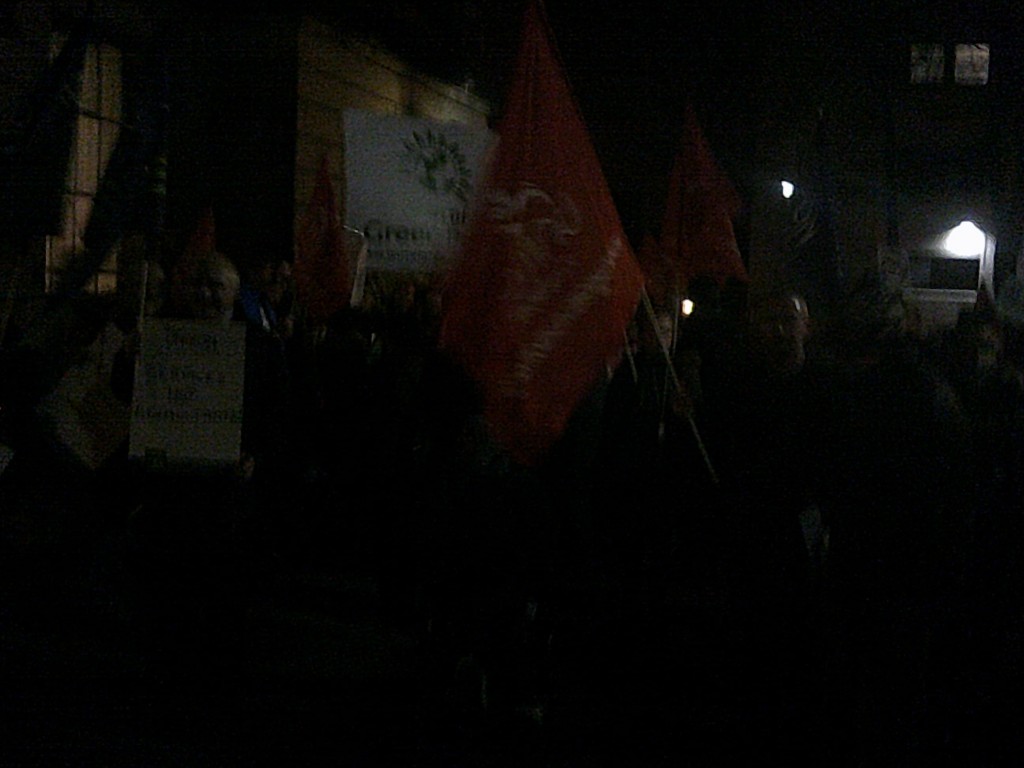 protest outside Wallasey Town Hall 17th December 2015 photo 6 of 6