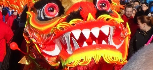 Chinese New Year Liverpool 2016 Chinese dragon 7th February 2016 photo 4