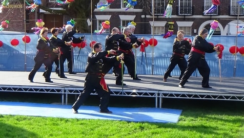 Chinese New Year Liverpool 2016 Tai Chi demonstration Great George Square 7th February 2016 photo 16