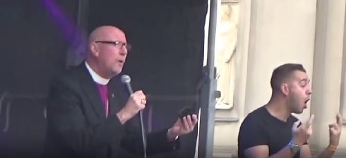 What did the Bishop of Liverpool say to those on the Liverpool Pride March?