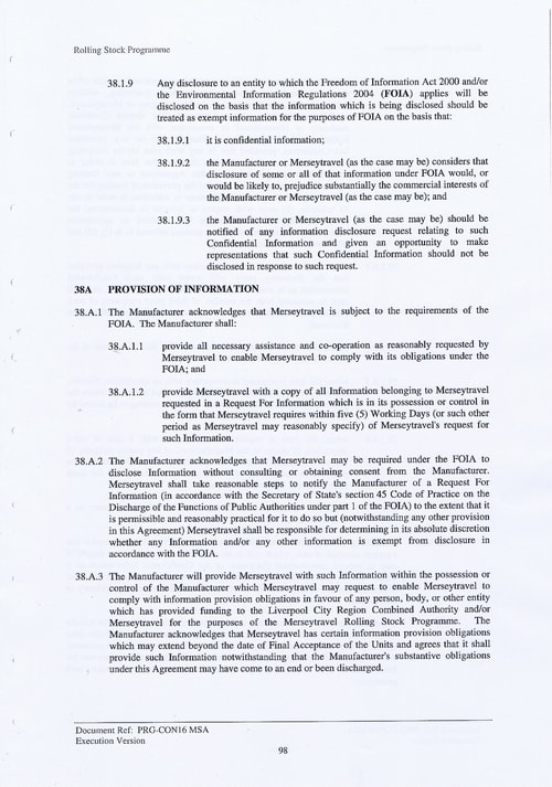 111 Contract PRG CON16 MSA Page 98