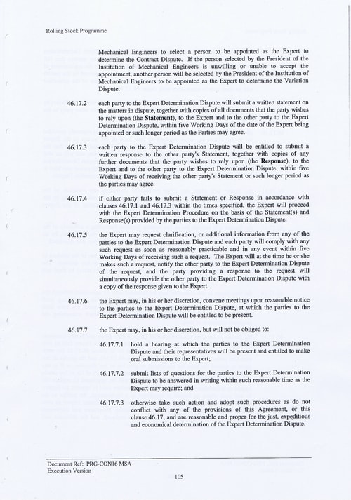 118 Contract PRG CON16 MSA Page 105