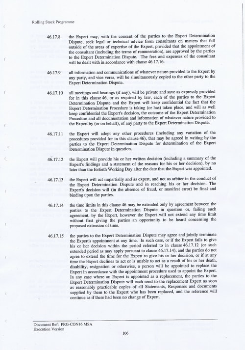 119 Contract PRG CON16 MSA Page 106