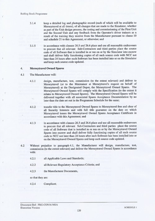 133 Contract PRG CON16 MSA Page 120