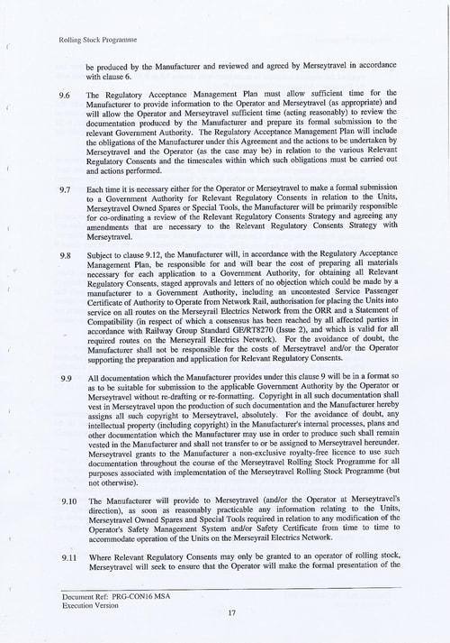 30 Contract PRG CON16 MSA Page 17