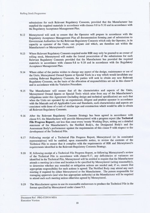 31 Contract PRG CON16 MSA Page 18