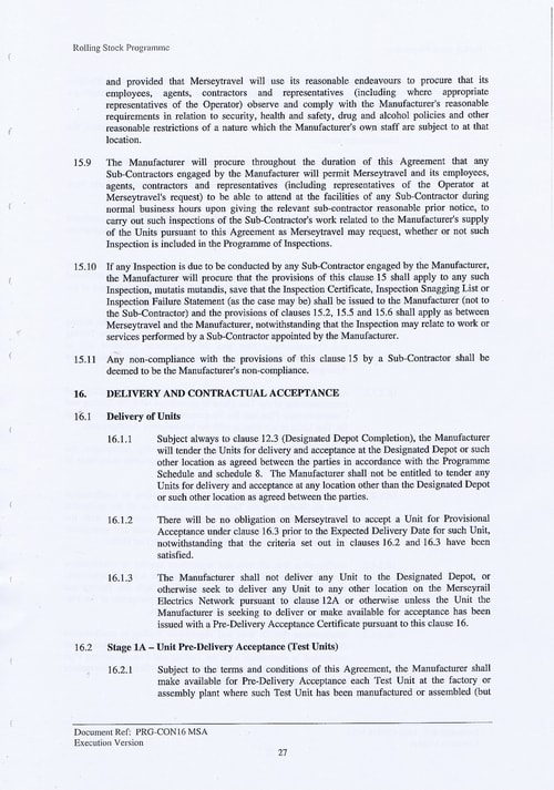 40 Contract PRG CON16 MSA Page 27