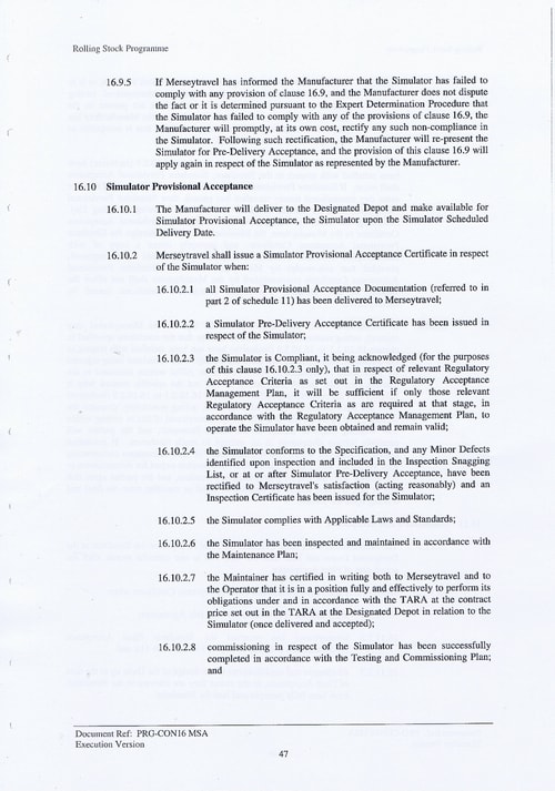 60 Contract PRG CON16 MSA Page 47