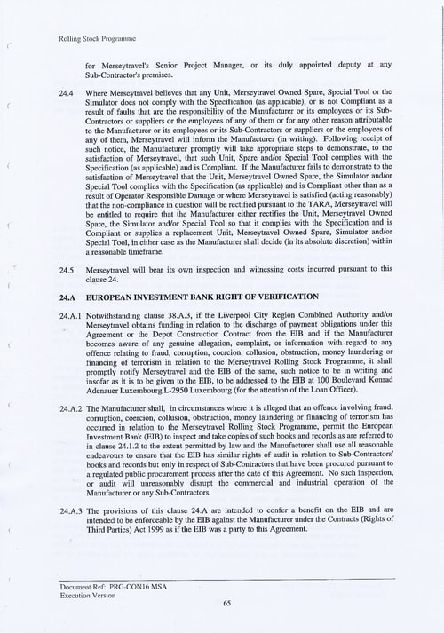 78 Contract PRG CON16 MSA Page 65