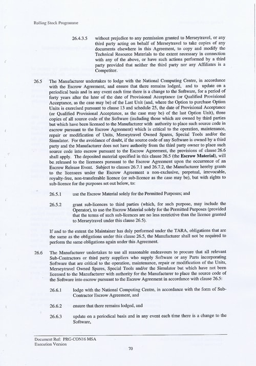 83 Contract PRG CON16 MSA Page 70