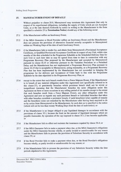 86 Contract PRG CON16 MSA Page 73