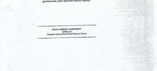 What’s in Wirral Council’s 96 page Hoylake Golf Resort contract (part 2)?