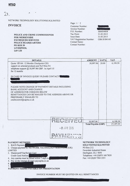 Merseyside Police invoices 2015 2016 Page 22 of 112