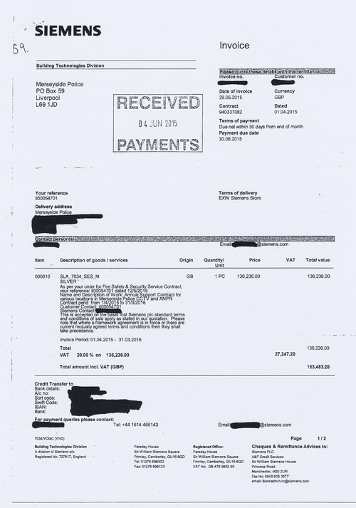 Merseyside Police invoices 2015 2016 Page 68 of 112