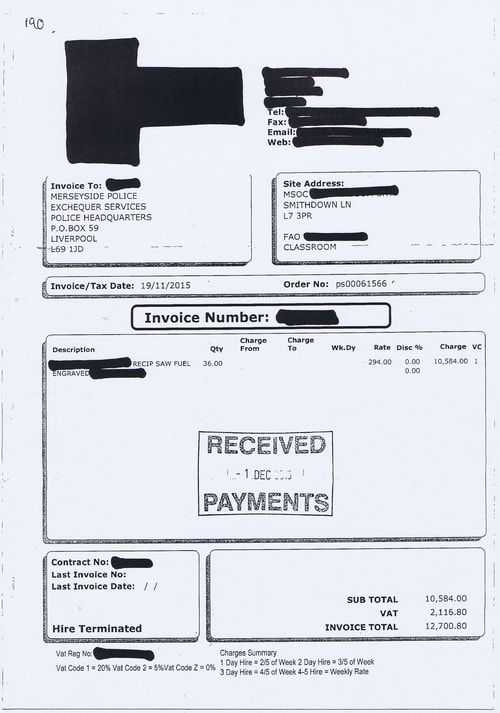 Merseyside Police invoices 2015 2016 Page 199 of 208