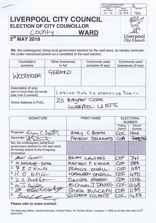 69 County Woodhouse Gerard NOM 2018 Liverpool City Council
