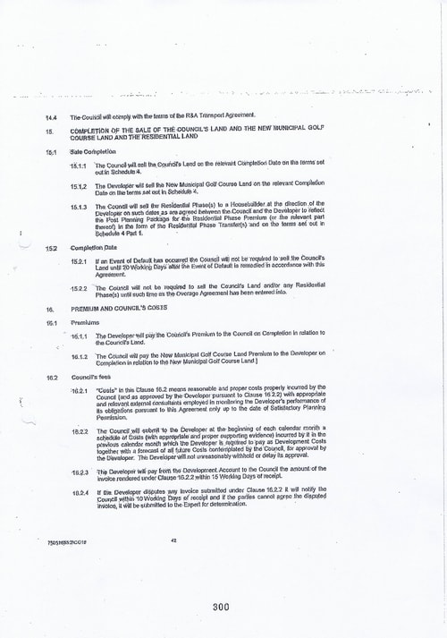 Hoylake Golf Resort contract Page 42 of 93
