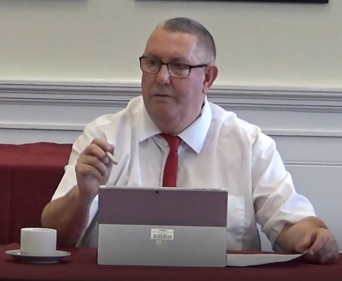 Councillor Ron Abbey (Lead Member for Bus) 11th October 2018