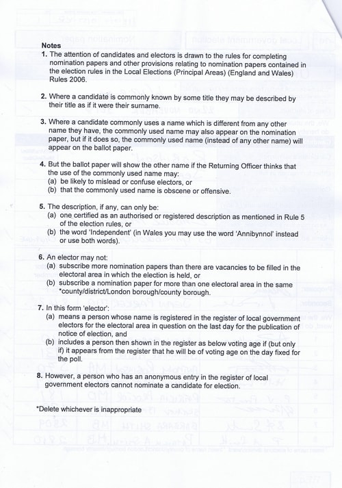 Page 15 Upton byelection Wirral Council Robinson Notes